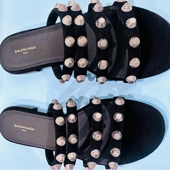 BALENCIAGA Studded Slide Sandal, 35 - Picture 7 of 13